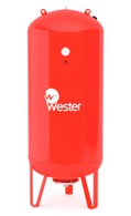 Бак мембранный для отопления Wester WRV 1000  красный