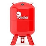Бак мембранный для отопления Wester WRV 500  красный